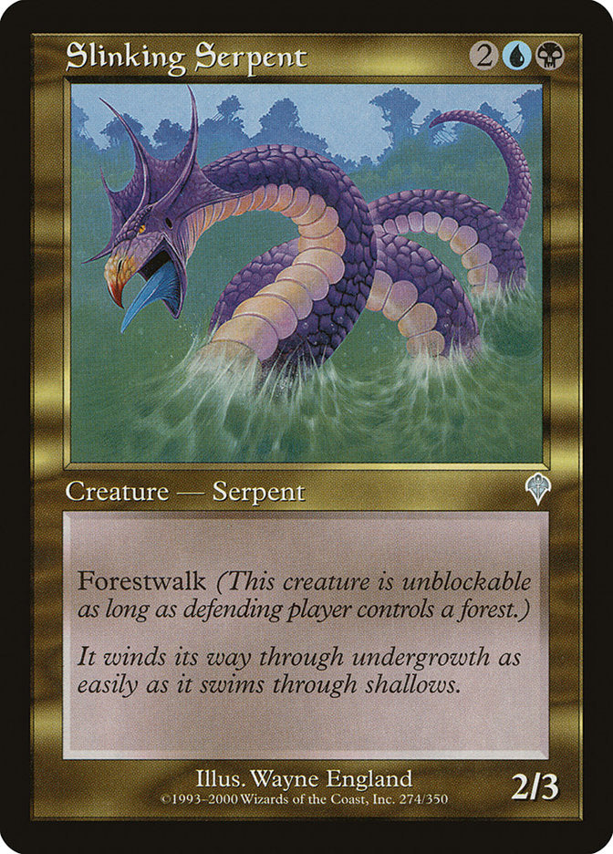 Slinking Serpent [Invasion] MTG Single Magic: The Gathering | Red Claw Gaming
