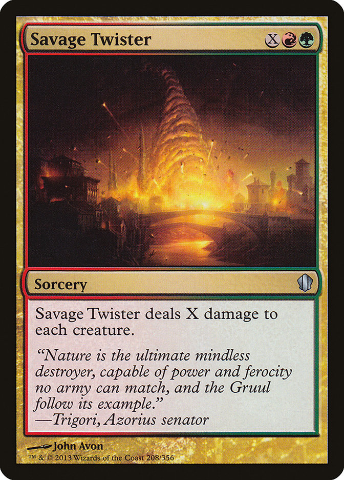 Savage Twister [Commander 2013] MTG Single Magic: The Gathering | Red Claw Gaming
