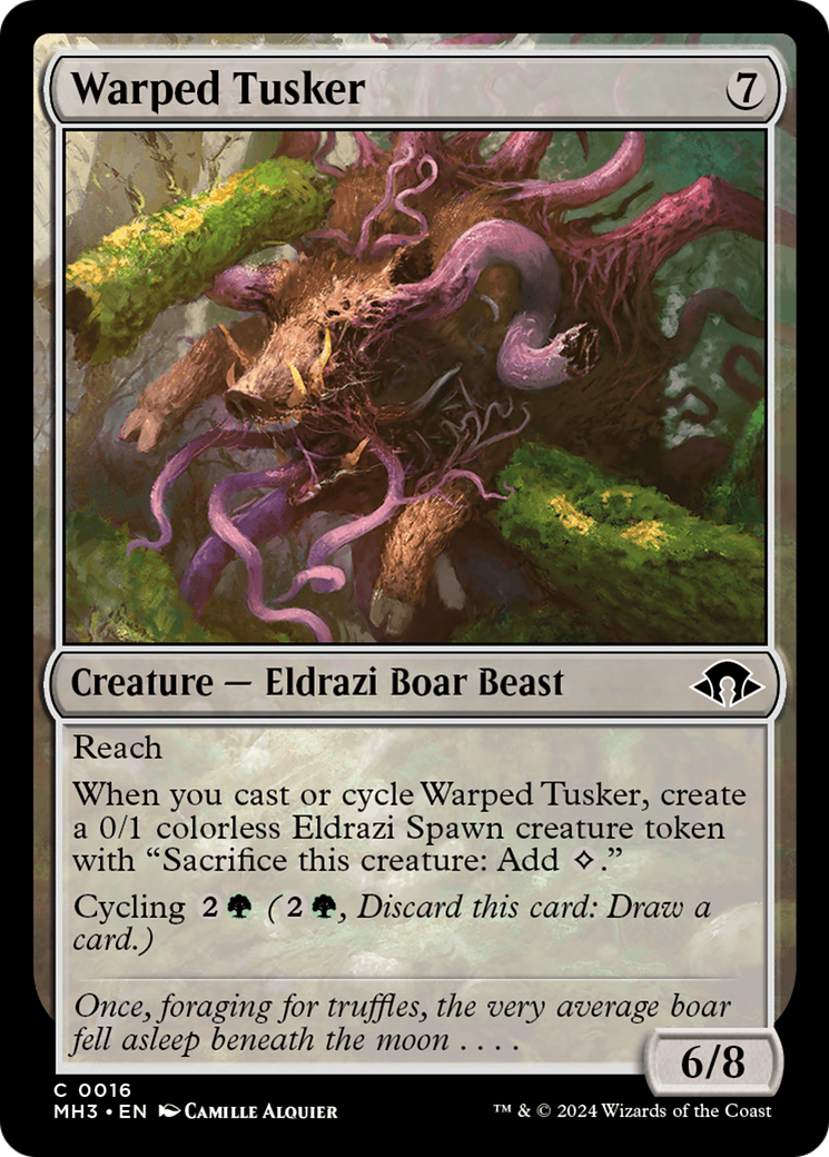 Warped Tusker [Modern Horizons 3] MTG Single Magic: The Gathering    | Red Claw Gaming