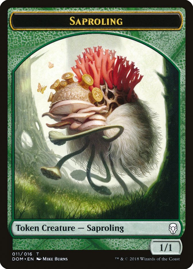 Saproling Token (011/016) [Dominaria Tokens] MTG Single Magic: The Gathering | Red Claw Gaming