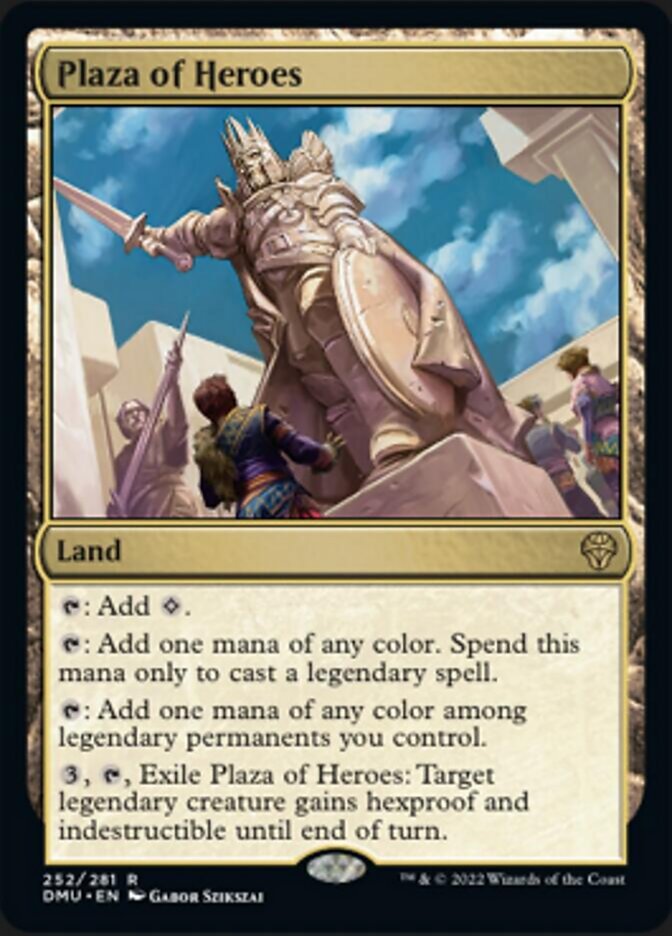 Plaza of Heroes [Dominaria United] MTG Single Magic: The Gathering | Red Claw Gaming