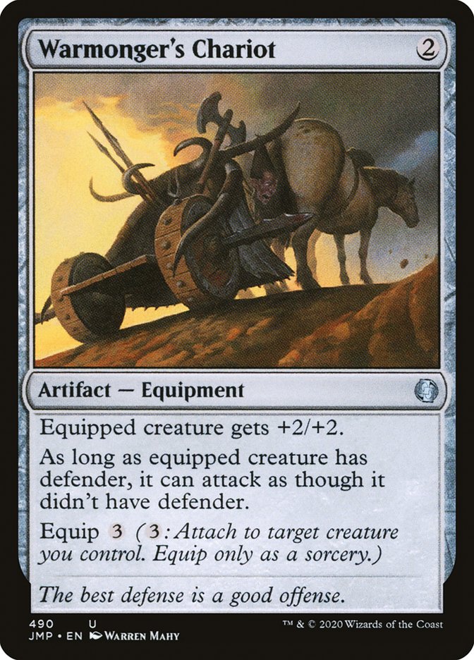 Warmonger's Chariot [Jumpstart] MTG Single Magic: The Gathering | Red Claw Gaming