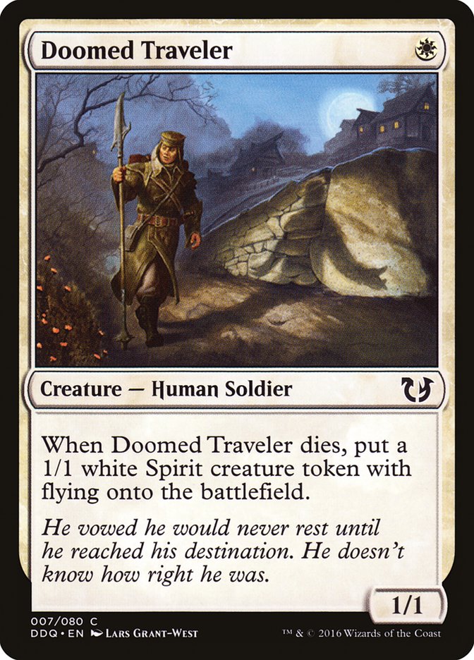 Doomed Traveler [Duel Decks: Blessed vs. Cursed] MTG Single Magic: The Gathering | Red Claw Gaming