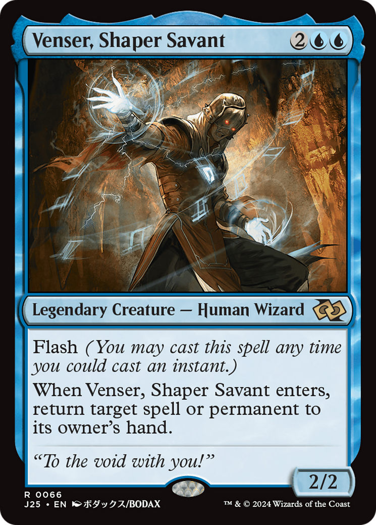 Venser, Shaper Savant (Anime) [Foundations Jumpstart] MTG Single Magic: The Gathering | Red Claw Gaming