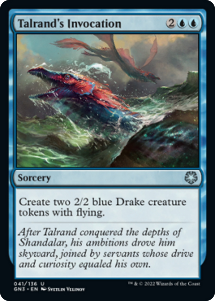 Talrand's Invocation [Game Night: Free-for-All] MTG Single Magic: The Gathering | Red Claw Gaming