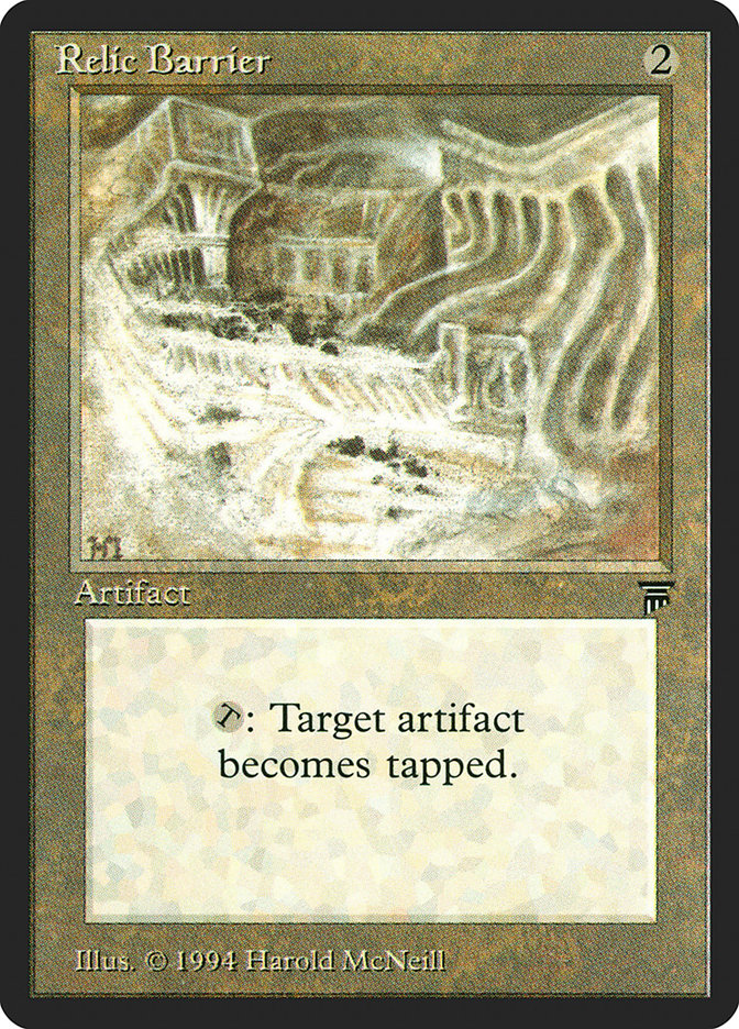 Relic Barrier [Legends] MTG Single Magic: The Gathering | Red Claw Gaming