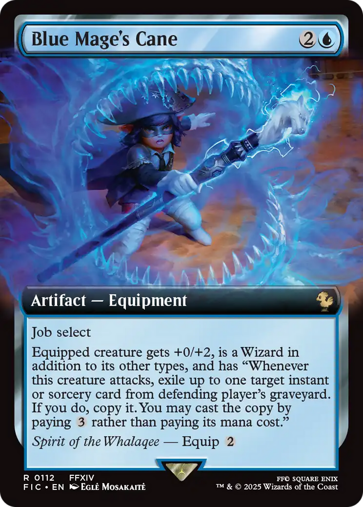 Blue Mage's Cane (Extended Art) [FINAL FANTASY Commander] MTG Single Magic: The Gathering | Red Claw Gaming