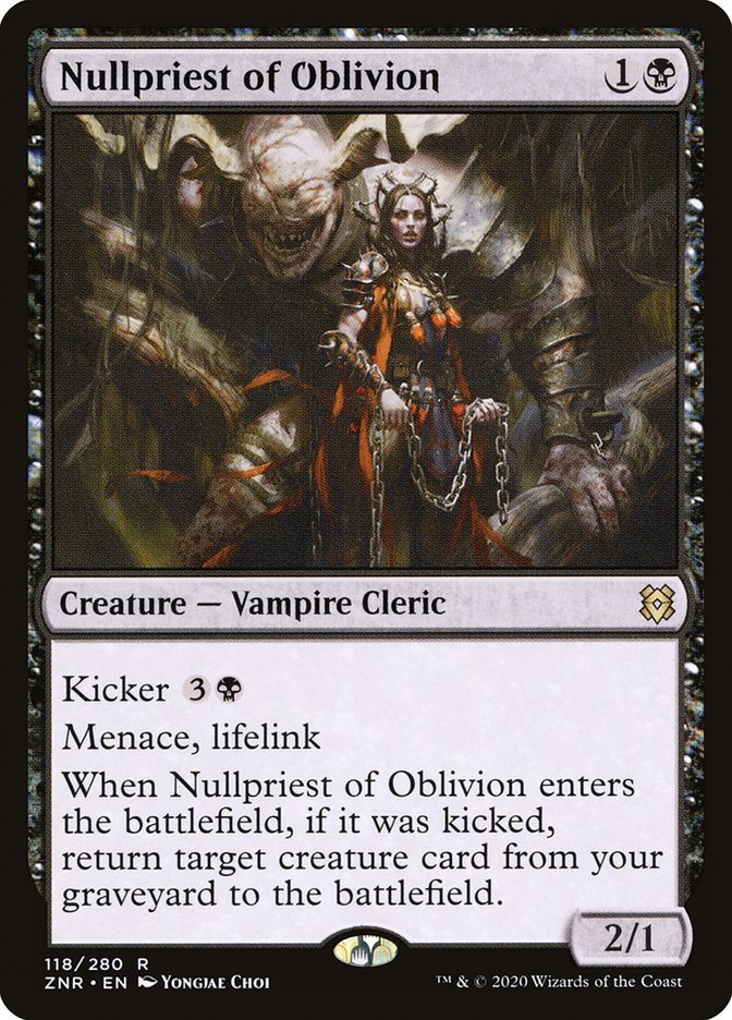 Nullpriest of Oblivion [Zendikar Rising] MTG Single Magic: The Gathering | Red Claw Gaming