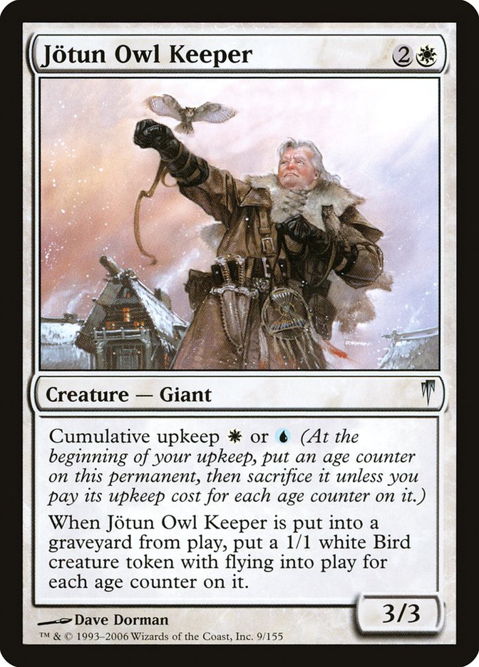 Jotun Owl Keeper [Coldsnap] MTG Single Magic: The Gathering | Red Claw Gaming
