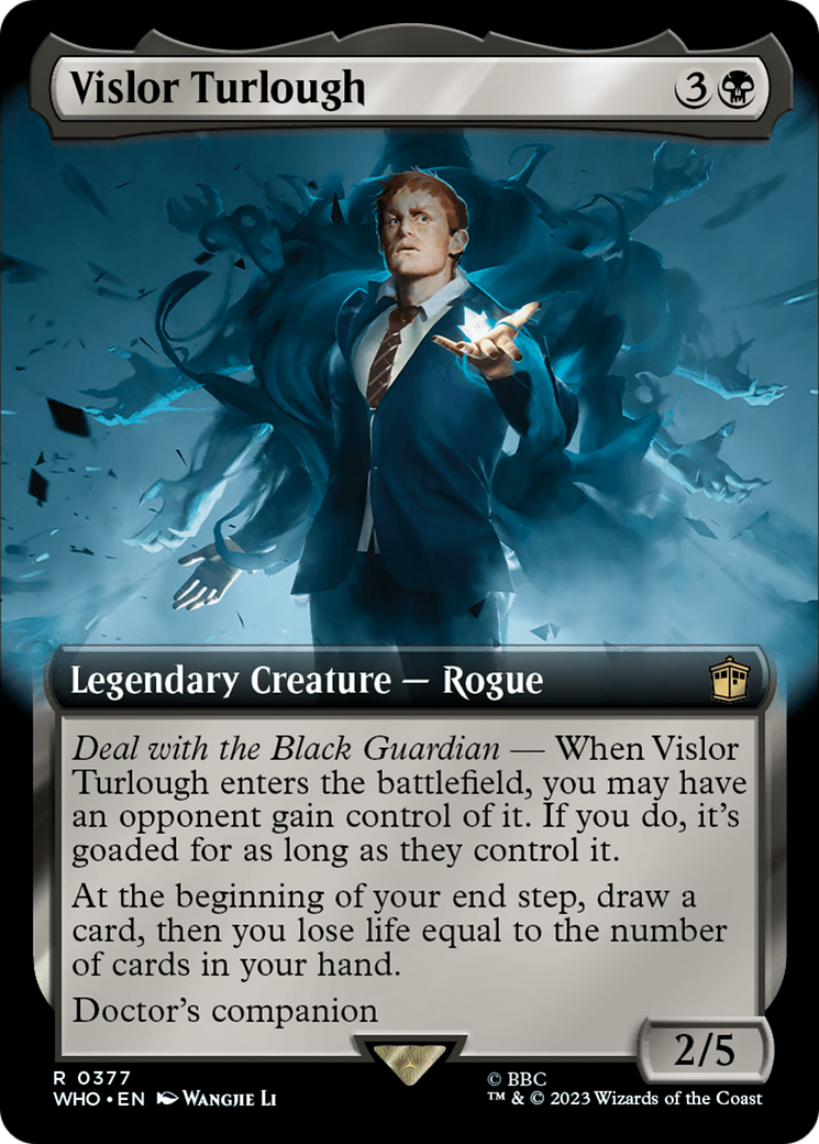 Vislor Turlough (Extended Art) [Doctor Who] MTG Single Magic: The Gathering | Red Claw Gaming