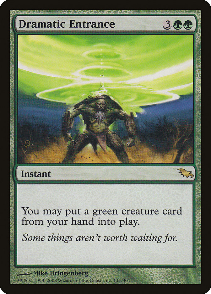 Dramatic Entrance [Shadowmoor] MTG Single Magic: The Gathering | Red Claw Gaming