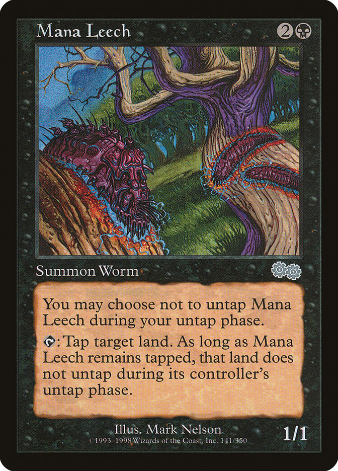 Mana Leech [Urza's Saga] MTG Single Magic: The Gathering | Red Claw Gaming