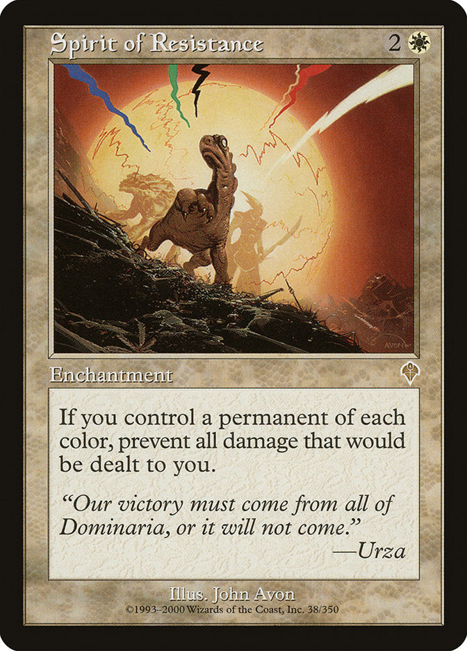 Spirit of Resistance [Invasion] MTG Single Magic: The Gathering | Red Claw Gaming
