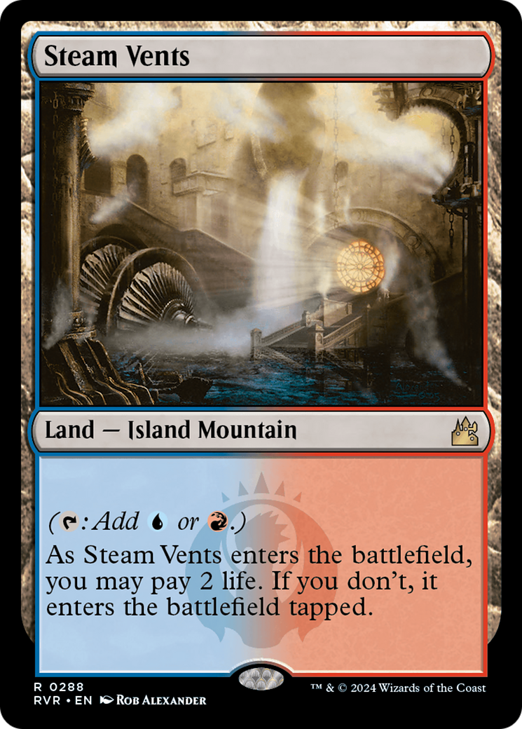 Steam Vents [Ravnica Remastered] MTG Single Magic: The Gathering | Red Claw Gaming
