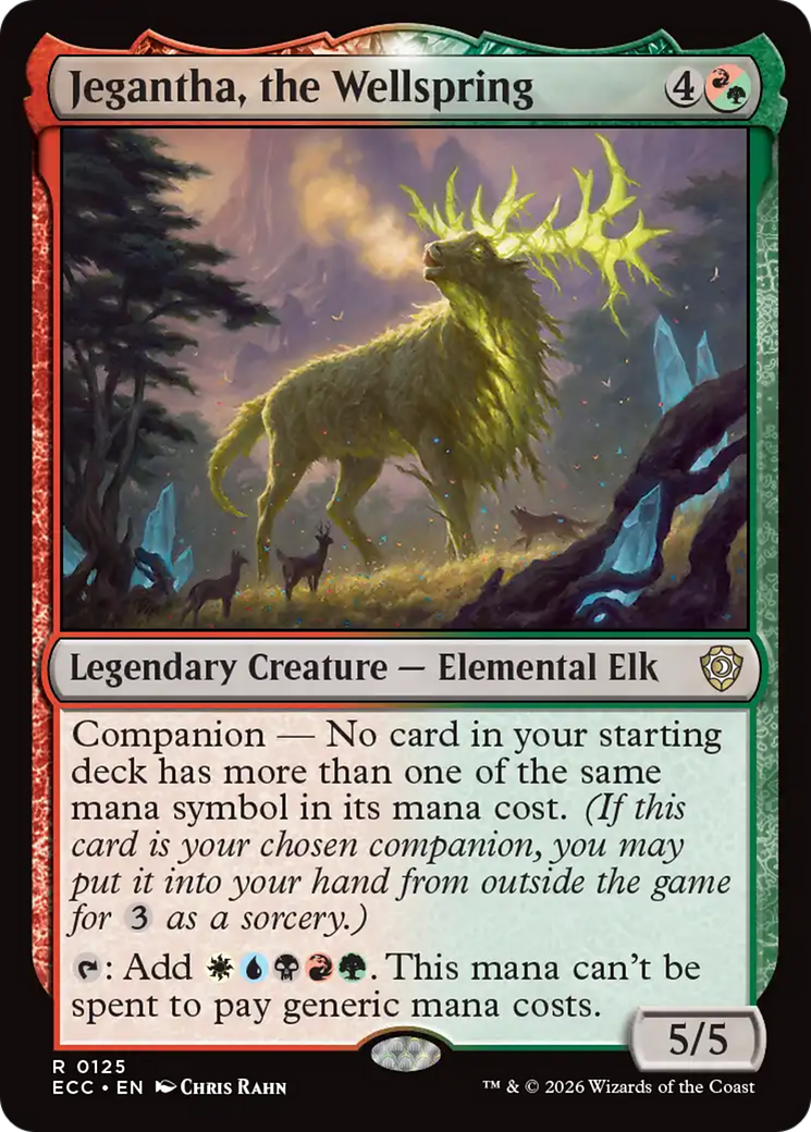 Jegantha, the Wellspring [Lorwyn Eclipsed Commander] MTG Single Magic: The Gathering | Red Claw Gaming