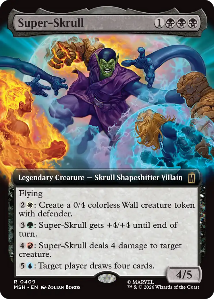 Super-Skrull (Extended Art) [Marvel Super Heroes] MTG Single Magic: The Gathering | Red Claw Gaming