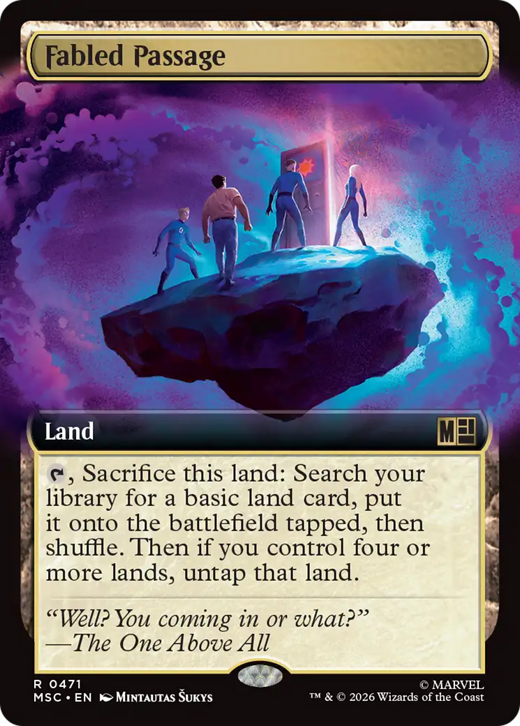 Fabled Passage (Extended Art) [Marvel Super Heroes Commander] | Red Claw Gaming