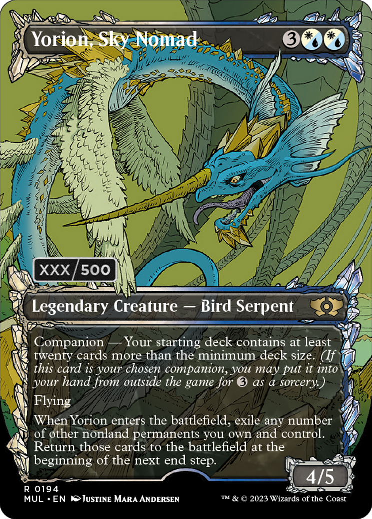 Yorion, Sky Nomad (Serialized) [Multiverse Legends] MTG Single Magic: The Gathering | Red Claw Gaming
