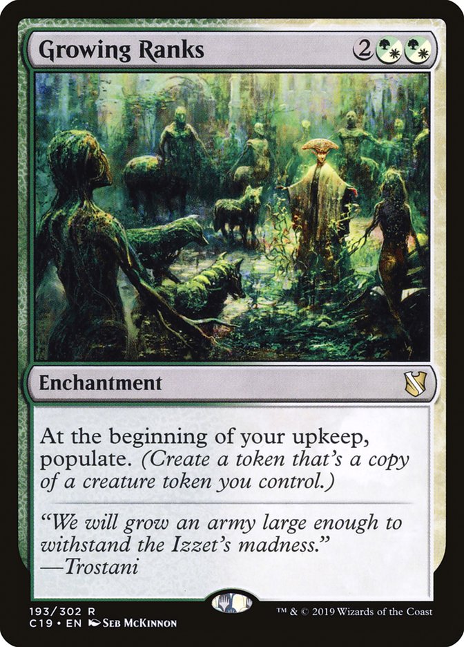 Growing Ranks [Commander 2019] MTG Single Magic: The Gathering | Red Claw Gaming