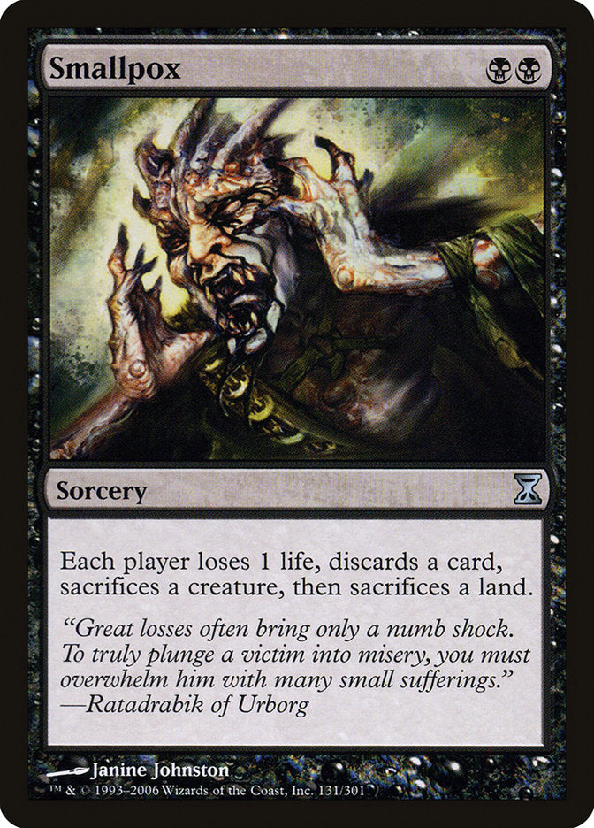 Smallpox [Time Spiral] MTG Single Magic: The Gathering | Red Claw Gaming
