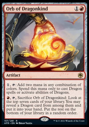 Orb of Dragonkind (Promo Pack) [Dungeons & Dragons: Adventures in the Forgotten Realms Promos] MTG Single Magic: The Gathering | Red Claw Gaming