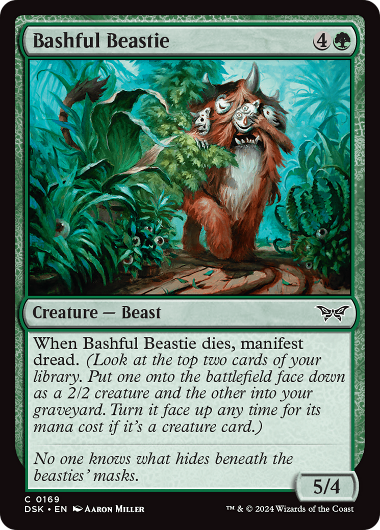Bashful Beastie [Duskmourn: House of Horror] MTG Single Magic: The Gathering | Red Claw Gaming