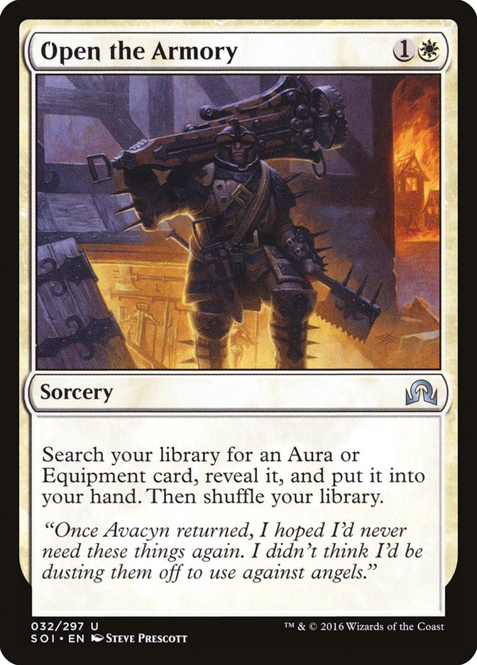 Open the Armory [Shadows over Innistrad] MTG Single Magic: The Gathering | Red Claw Gaming