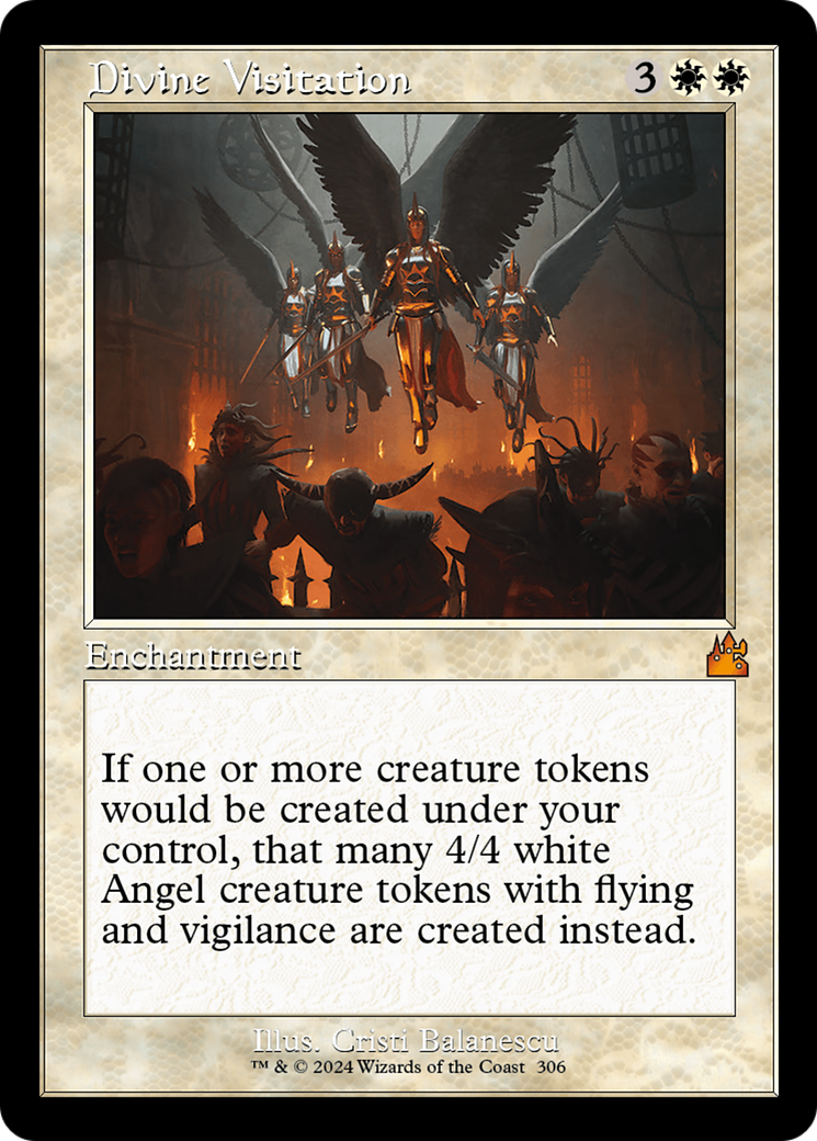 Divine Visitation (Retro Frame) [Ravnica Remastered] MTG Single Magic: The Gathering | Red Claw Gaming
