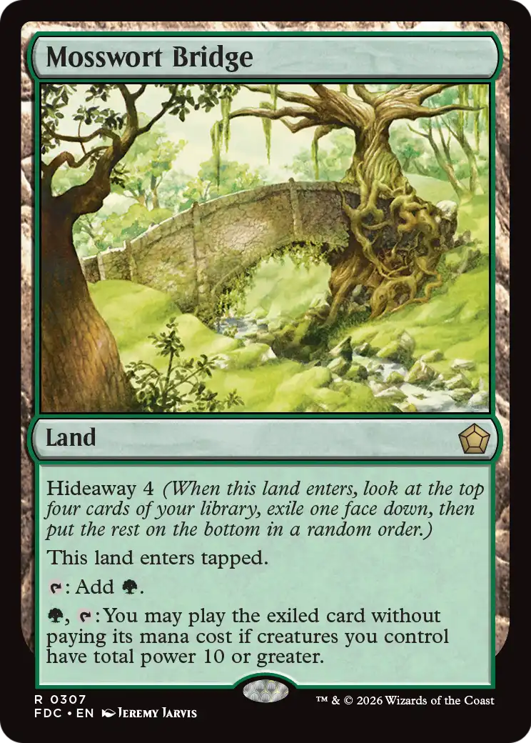 Mosswort Bridge [Foundations Commander] | Red Claw Gaming