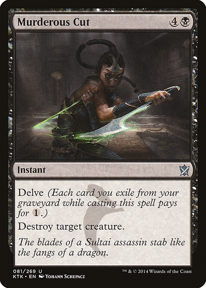 Murderous Cut [Khans of Tarkir] MTG Single Magic: The Gathering | Red Claw Gaming