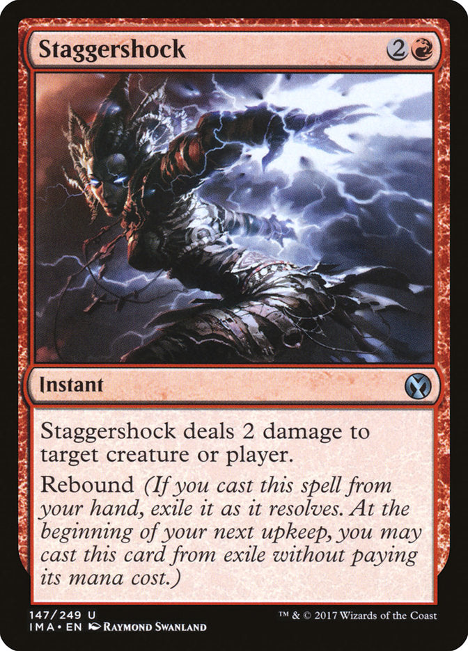 Staggershock [Iconic Masters] MTG Single Magic: The Gathering | Red Claw Gaming