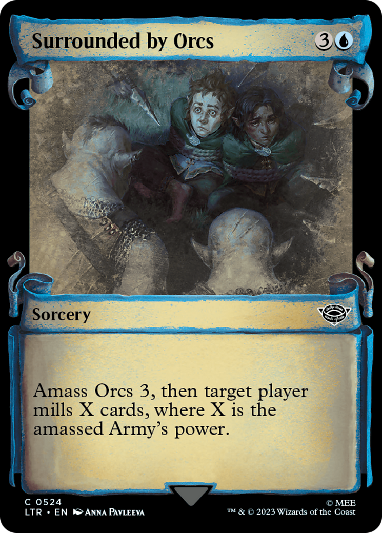 Surrounded by Orcs [The Lord of the Rings: Tales of Middle-Earth Showcase Scrolls] MTG Single Magic: The Gathering | Red Claw Gaming