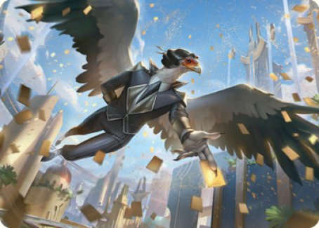 Skyboon Evangelist Art Card [Streets of New Capenna Art Series] MTG Single Magic: The Gathering | Red Claw Gaming