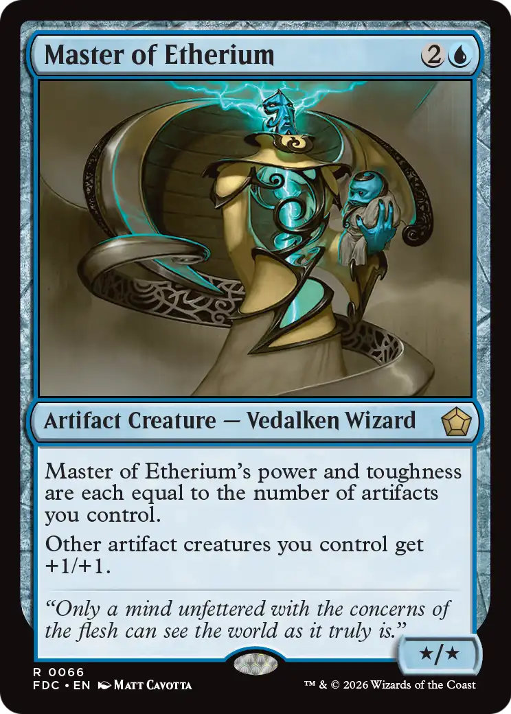Master of Etherium [Foundations Commander] | Red Claw Gaming