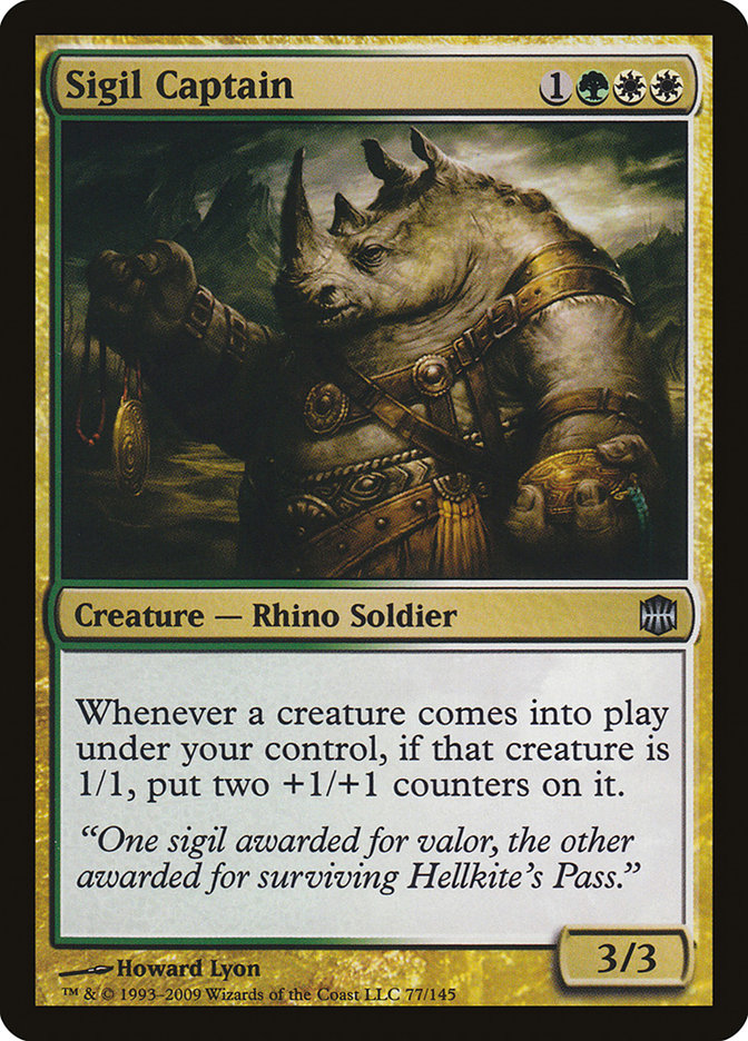 Sigil Captain [Alara Reborn] MTG Single Magic: The Gathering | Red Claw Gaming