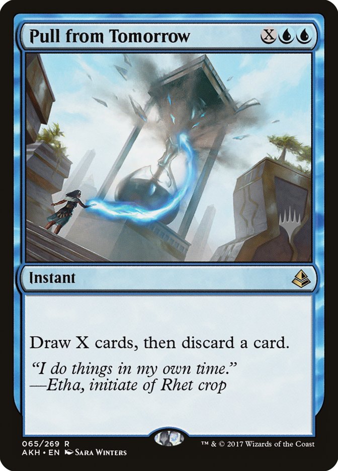 Pull from Tomorrow (Promo Pack) [Amonkhet Promos] MTG Single Magic: The Gathering | Red Claw Gaming