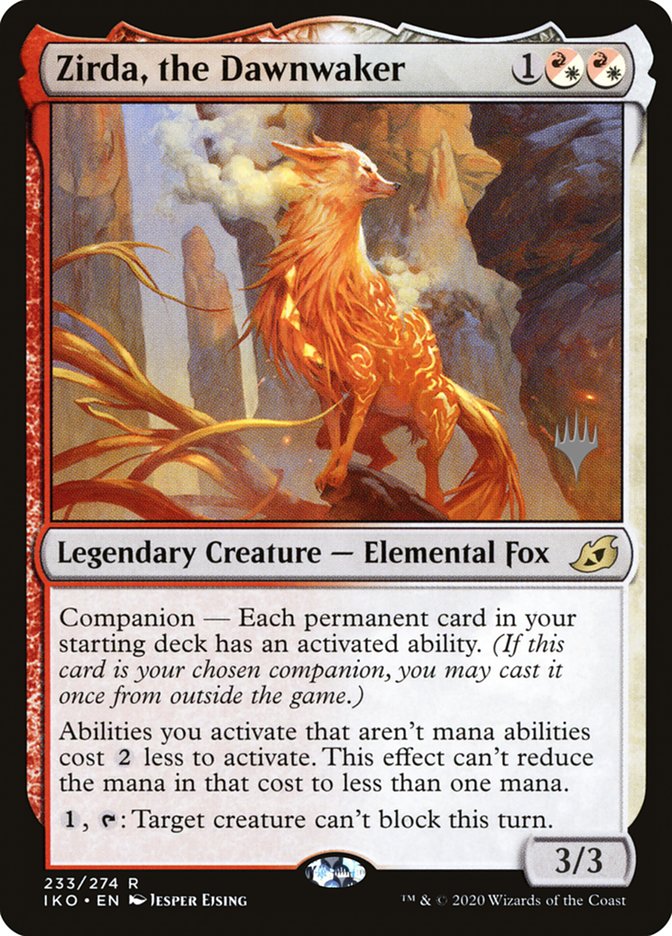 Zirda, the Dawnwaker (Promo Pack) [Ikoria: Lair of Behemoths Promos] MTG Single Magic: The Gathering | Red Claw Gaming