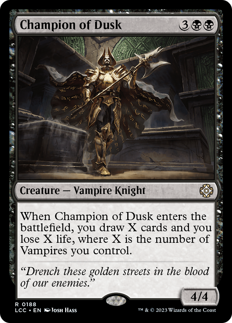 Champion of Dusk [The Lost Caverns of Ixalan Commander] MTG Single Magic: The Gathering | Red Claw Gaming