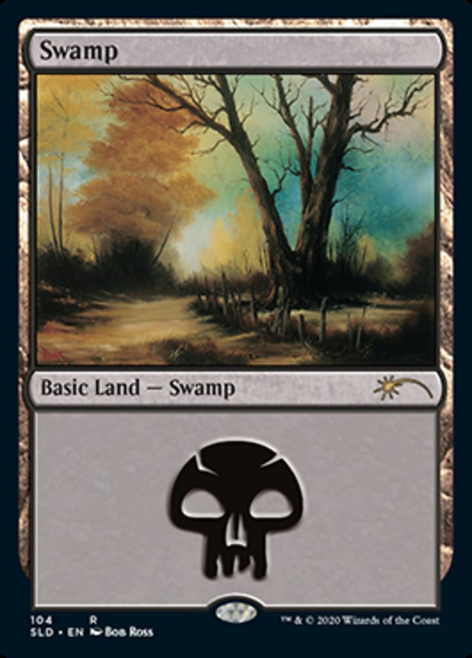 Swamp (104) [Secret Lair Drop Series] MTG Single Magic: The Gathering | Red Claw Gaming
