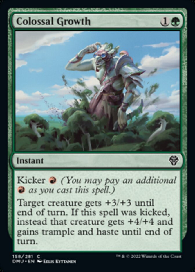 Colossal Growth [Dominaria United] MTG Single Magic: The Gathering | Red Claw Gaming