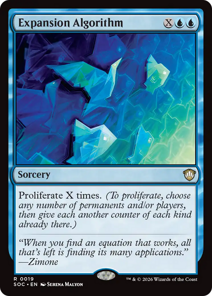 Expansion Algorithm [Secrets of Strixhaven Commander] MTG Single Magic: The Gathering | Red Claw Gaming