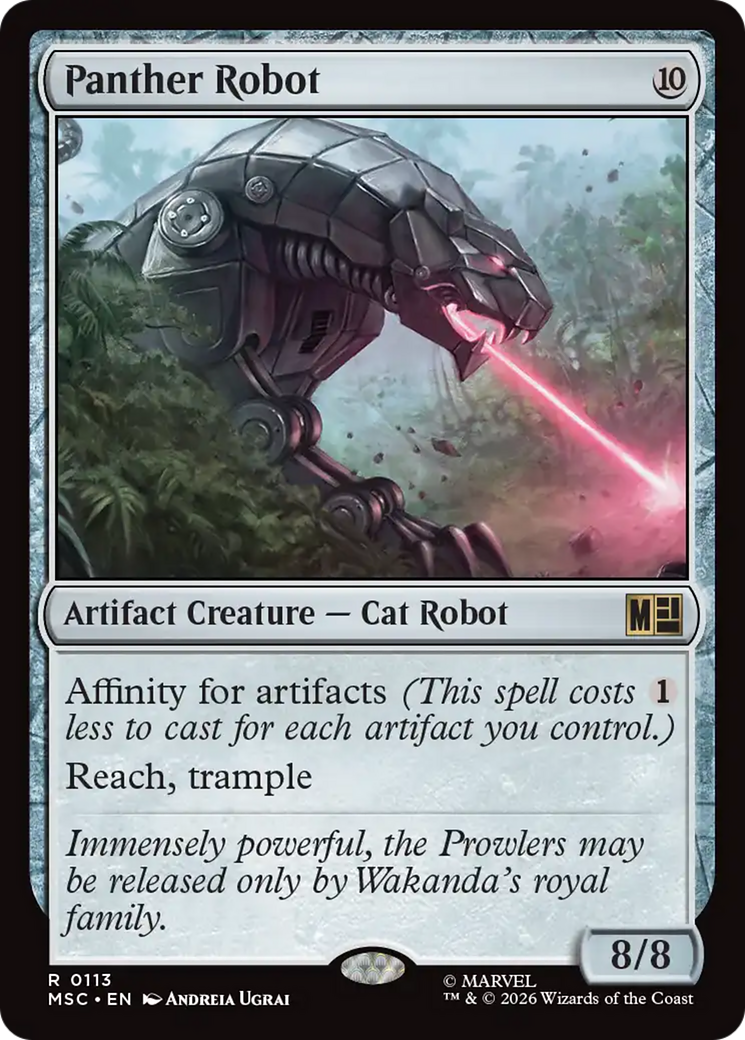 Panther Robot (Surge Foil) [Marvel Super Heroes Commander] | Red Claw Gaming