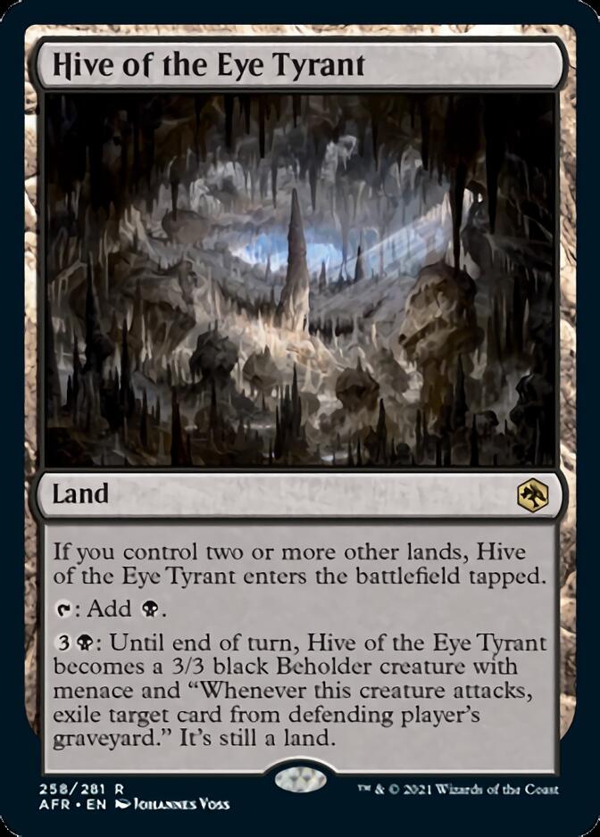 Hive of the Eye Tyrant [Dungeons & Dragons: Adventures in the Forgotten Realms] MTG Single Magic: The Gathering | Red Claw Gaming