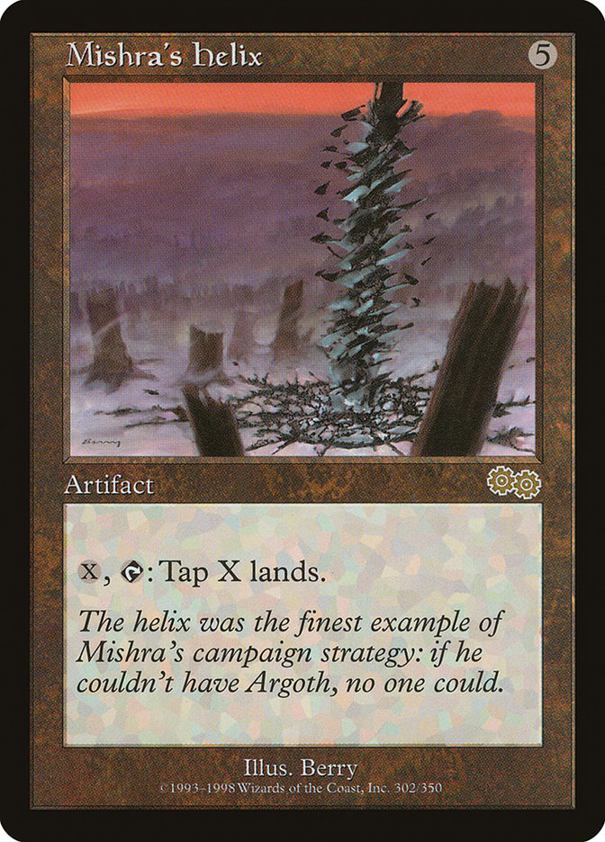 Mishra's Helix [Urza's Saga] MTG Single Magic: The Gathering | Red Claw Gaming