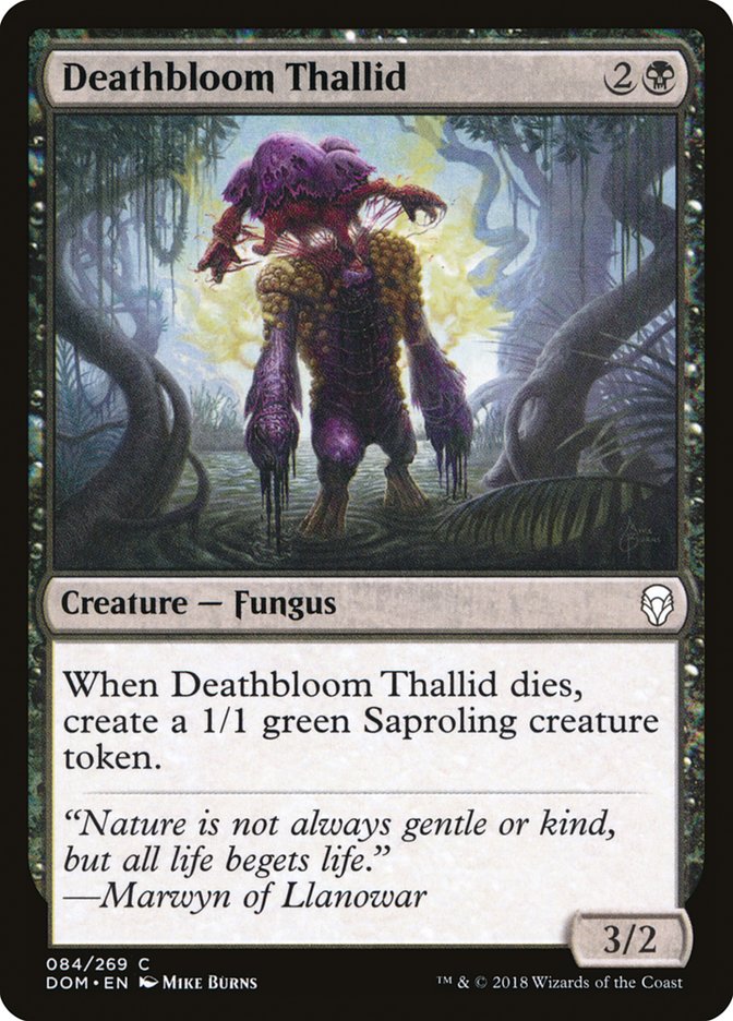Deathbloom Thallid [Dominaria] MTG Single Magic: The Gathering | Red Claw Gaming
