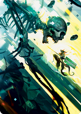 Repel the Vile Art Card [Kamigawa: Neon Dynasty Art Series] MTG Single Magic: The Gathering | Red Claw Gaming