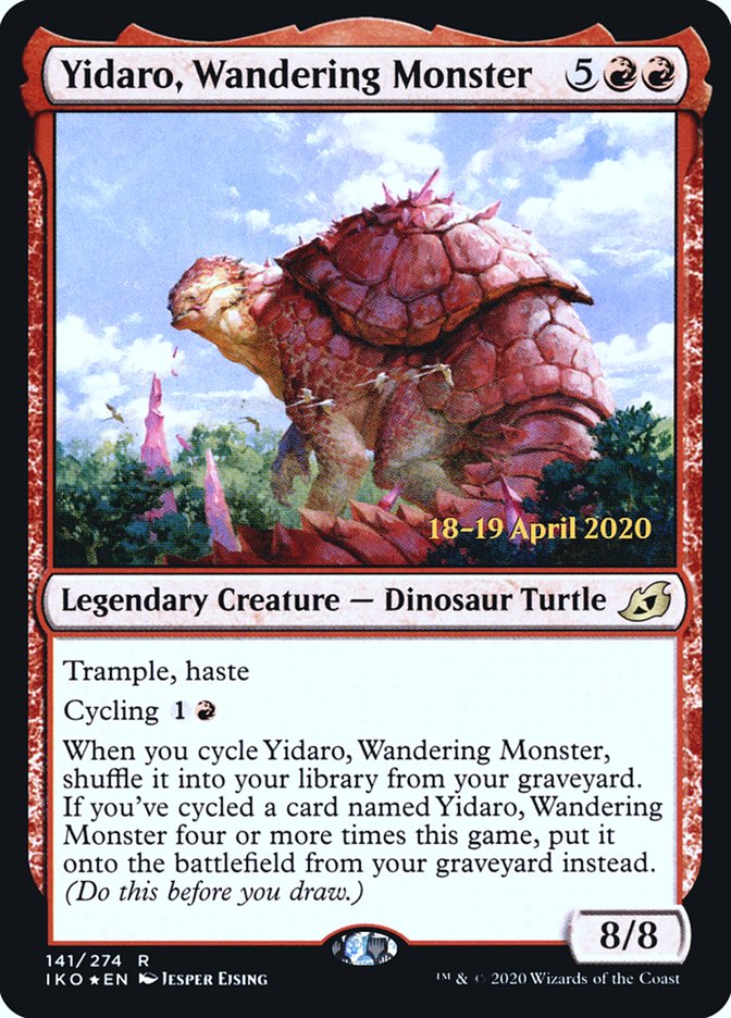 Yidaro, Wandering Monster [Ikoria: Lair of Behemoths Prerelease Promos] MTG Single Magic: The Gathering | Red Claw Gaming