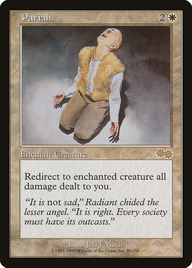 Pariah [Urza's Saga] MTG Single Magic: The Gathering | Red Claw Gaming