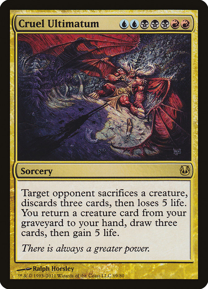 Cruel Ultimatum [Duel Decks: Ajani vs. Nicol Bolas] MTG Single Magic: The Gathering | Red Claw Gaming