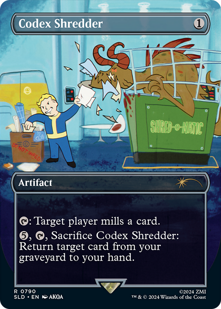 Codex Shredder (Rainbow Foil) [Secret Lair Drop Series] MTG Single Magic: The Gathering | Red Claw Gaming